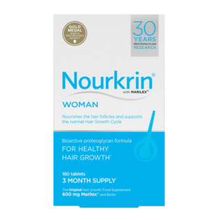 Nourkrin Woman For Hair Growth 3 Month Supply - 180 Tablets
