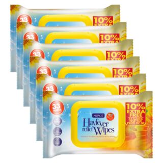 Nuage Hay Fever Relief - 33 Wipes - 6 Pack
