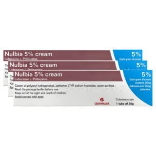 Nulbia (Lidocaine / Prilocaine) Cream - 30g - 3 Pack (Generic Emla)