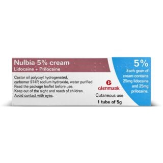 Nulbia (Lidocaine / Prilocaine) Cream - 5g (Generic Emla)