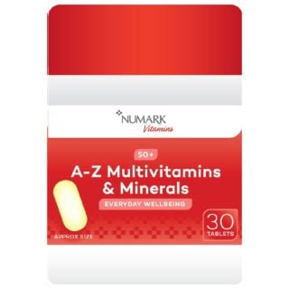 Numark A-Z Multivitamins & Minerals 50+ - 30 Tablets