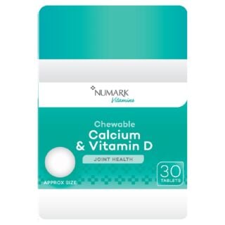 Numark Chewable Calcium & Vitamin D - 30 x 400mg Tablets