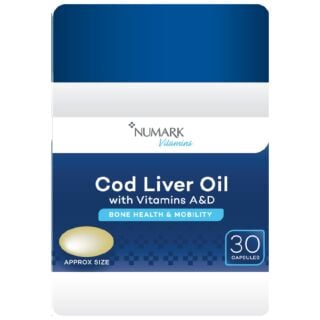 Numark Cod Liver Oil Vitamin A & D - 30 Capsules