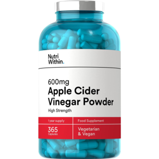 Nutri Within Apple Cider Vinegar 600mg - 365 Capsules