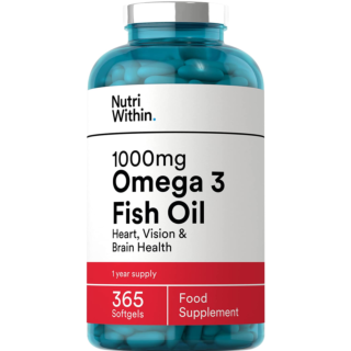 Nutri Within Omega 3 1000mg - 365 Softgels
