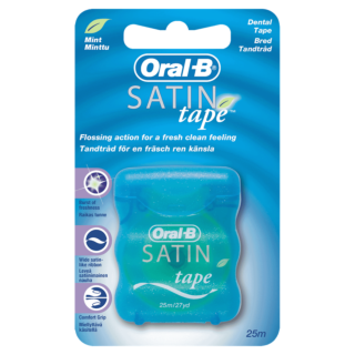 Oral-B Satin Tape Mint - 25M