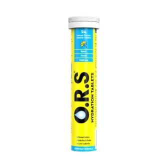 O.R.S Hydration Tablets Lemon Flavour - 24 Tablets