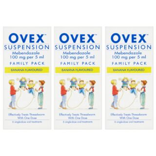 Ovex Suspension Family Pack - Banana - 30ml - 3 Pack