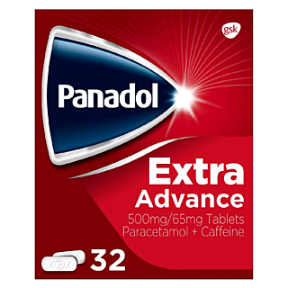 Panadol Extra Advance - 32 x 500mg/65mg Tablets