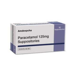 Paracetamol 125mg - 10 Suppositories