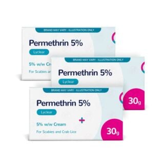 Permethrin (Lyclear) 5% Cream - 30g x 3