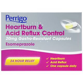 Perrigo Esomeprazole Heartburn & Acid Reflux Control 20mg - 7 Capsules