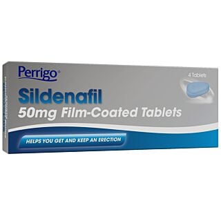 Perrigo Sildenafil 50mg - 4 Tablets