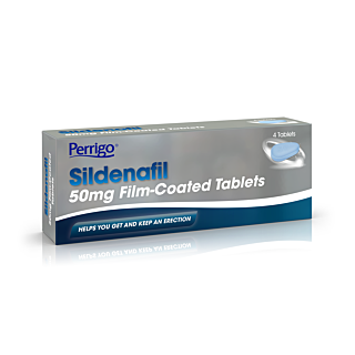 Perrigo Sildenafil (Generic Viagra) 50mg - 4 Tablets