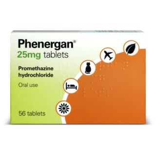 Phenergan 25mg (Promethazine Hydrochloride) - 56 Tablets