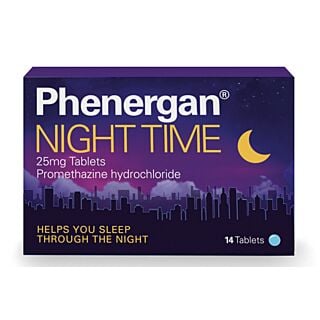 Phenergan Night Time 25mg (Promethazine) - 14 Tablets