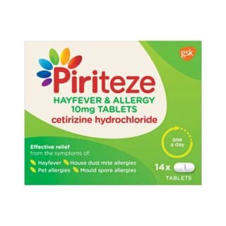 Piriteze Allergy Tablets - 14 Tablets