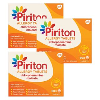 Piriton Allergy - 60 Tablets x 3