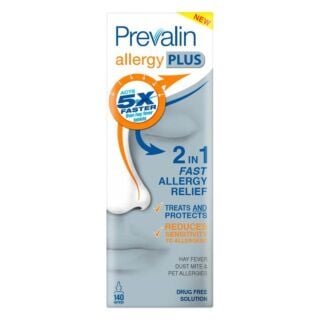 Prevalin Allergy Plus 2-In-1 Fast Allergy Relief Nasal Spray – 20ml