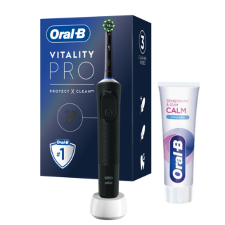 Oral-B Vitality Pro Black Electric Toothbrush (+Toothpaste)