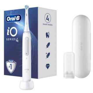 Oral-B iO4 White Electric Toothbrush (+Travel Case)