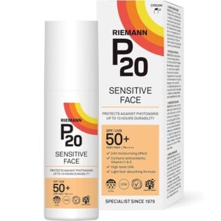 Riemann P20 Sensitive SPF 50 Light Face Cream - 50g