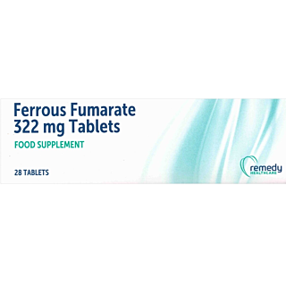Ferrous Fumarate 322mg – 28 Tablets
