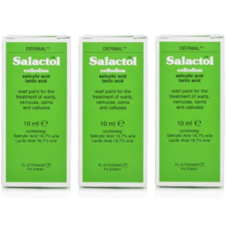 Salactol Wart Paint 10ml  - (Pack of 3)