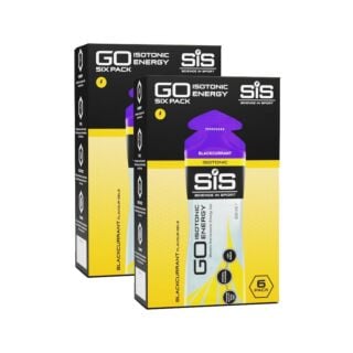 Science In Sport Go Isotonic Blackcurrant Energy Gel 60ml - 2 x 6 Pack	