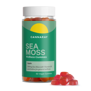 Cannaray Apple Sea Moss Gummies - 60s