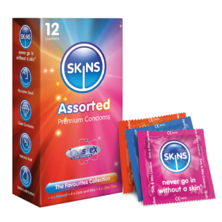 Skins Condoms Assorted - 12 Pack 