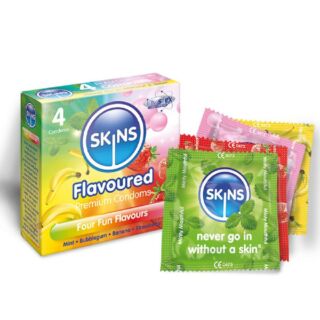 Skins Condoms Flavoured - 4 Pack