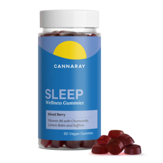 Cannaray Mixed Berry Sleep Gummies - 60s