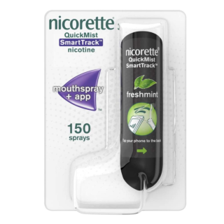 Nicorette QuickMist SmartTrack 1mg Freshmint Mouthspray - 150 Sprays 