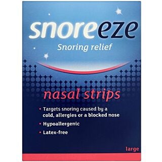 Snoreeze Large Snoring Relief Nasal Strips - Pack of 10