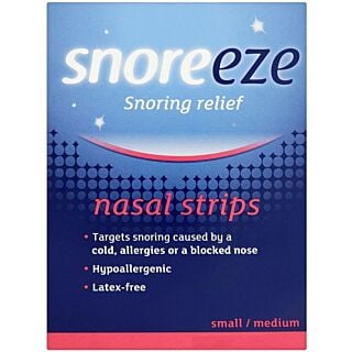 Snoreeze Small/Medium Snoring Relief Nasal Strips - Pack of 10