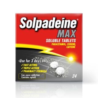 Solpadeine Max Soluble (Codeine/Paracetamol) - 24 Tablets