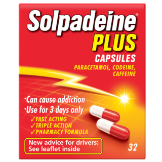 Solpadeine Plus (Codeine/Paracetamol) - 32 Capsules