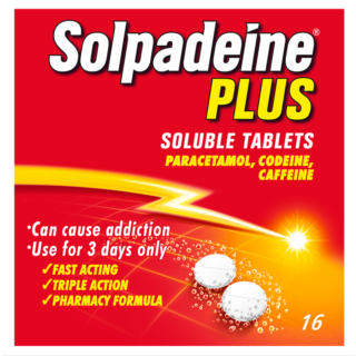 Solpadeine Plus (Codeine/Paracetamol) - 16 Soluble Tablets