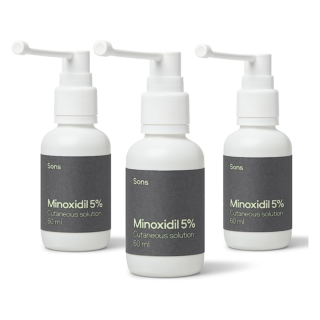 Sons Minoxidil 5% Cutaneous Solution - 3 Month Supply