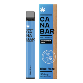 Canabar Disposable Vape - Blue Razz