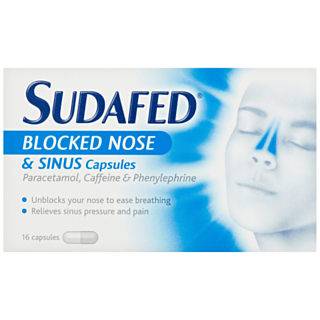 Sudafed Blocked Nose & Sinus - 16 Capsules