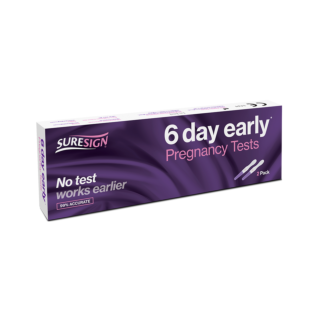 Suresign 6 Day Early Pregnancy Test - 2 Tests