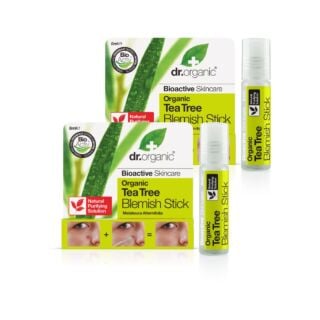 Dr Organic Tea Tree Blemish Stick - Pack Of 2 x 8ml