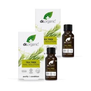 Dr Organic Tea Tree Nail Solution - Pack Of 2 x 10ml