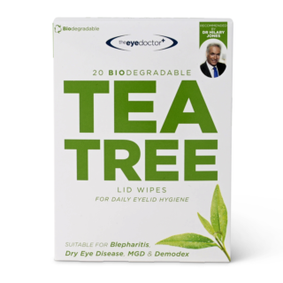 The Eye Doctor Tea Tree Lid Wipes - 20 Pack