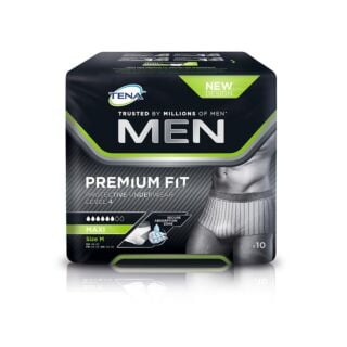 Tena Men Premium Fit Level 4 Pants - Medium 10 Pack