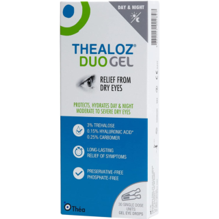 Thealoz Duo Gel For Dry Eyes - Pack of 30 Single Unit Doses