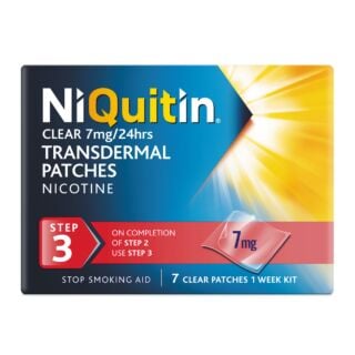 NiQuitin Clear 24 Hour (Step 3) 7mg – 7 Transdermal Patches