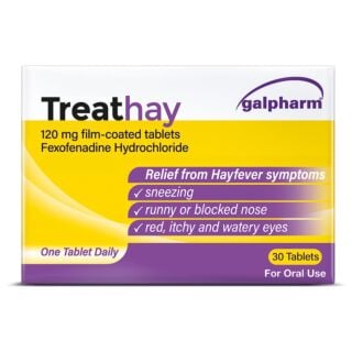 Treathay Fexofenadine 120mg - 30 Tablets